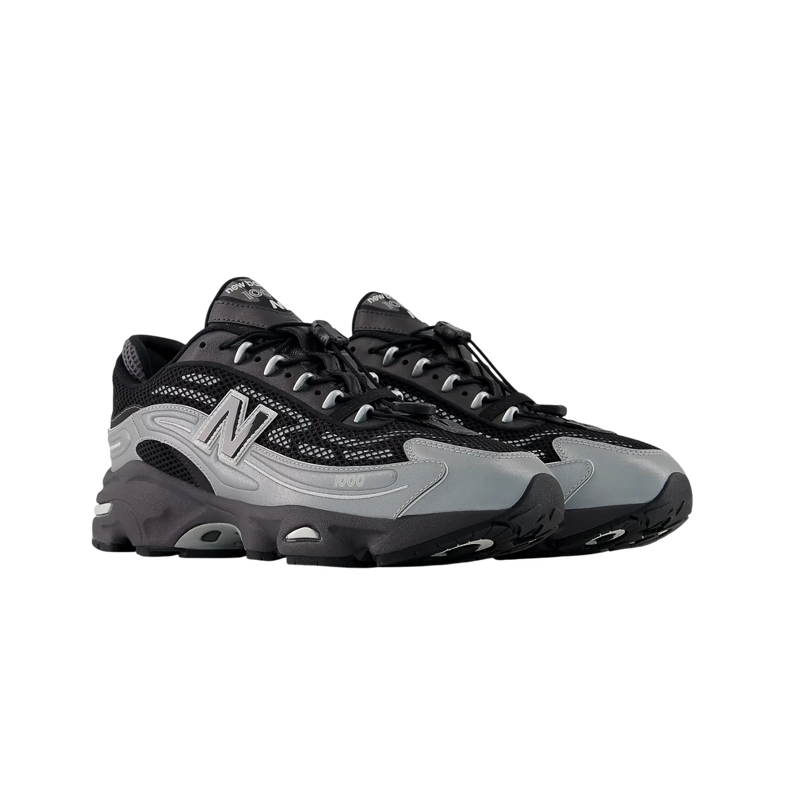 New Balance 1000 Silver Metallic Black - Image 2