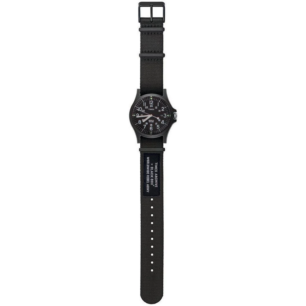 Orologio Con Cinturino In Tessuto Acadia  Nero - Image 2