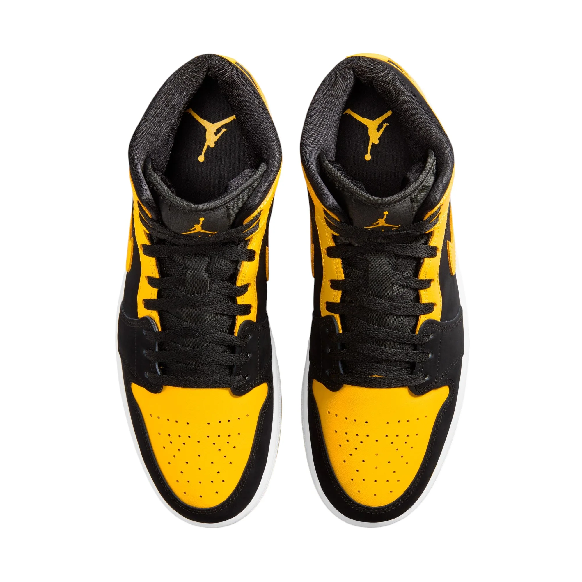 Air Jordan 1 Mid New Love Black Varsity Maize - Image 4
