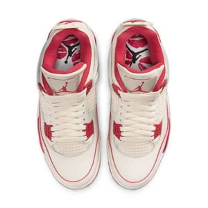 Air Jordan 4 Valentine's Day Pale Ivory Sierra Red - Image 4