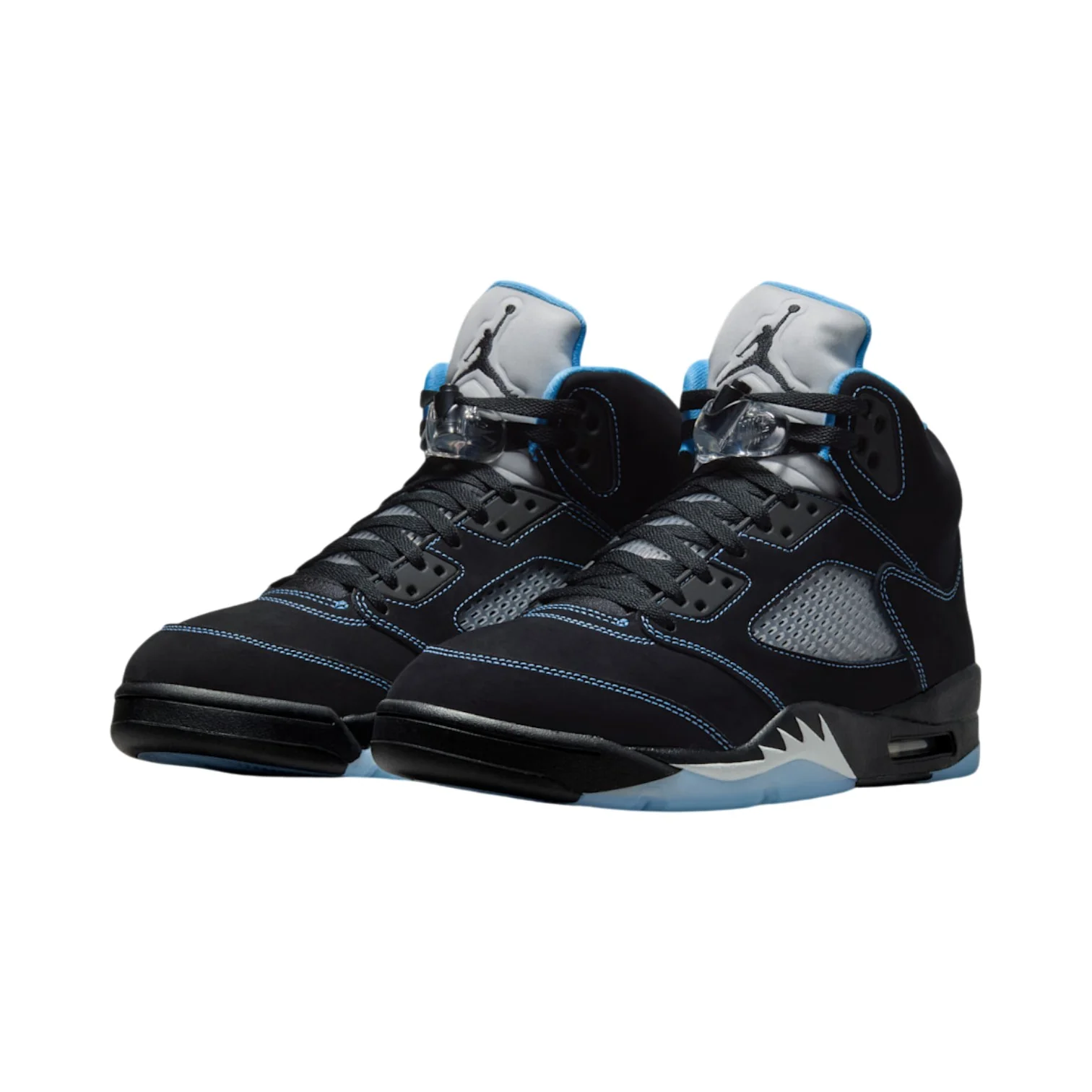 Air Jordan 5 Black Carolina Sneakers - Image 2