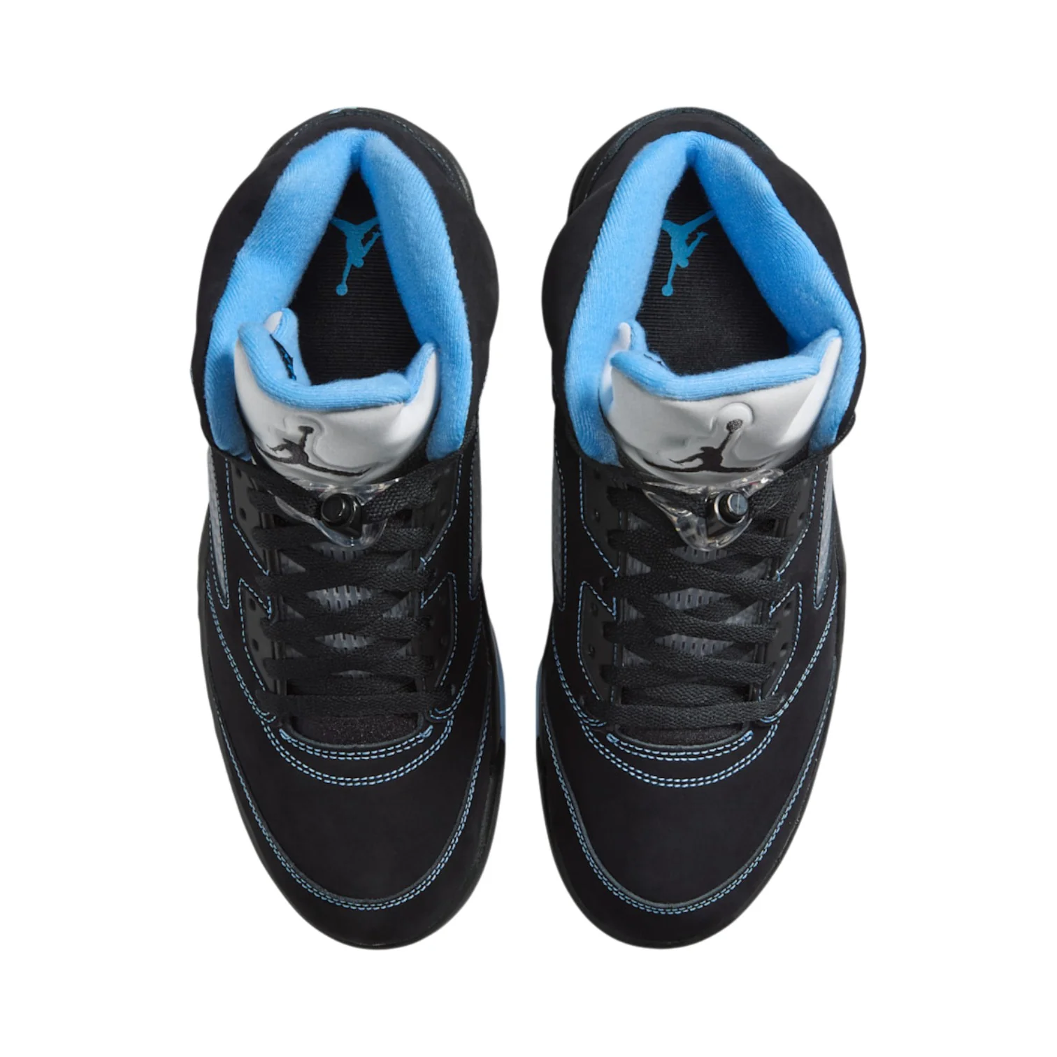Air Jordan 5 Black Carolina Sneakers - Image 4