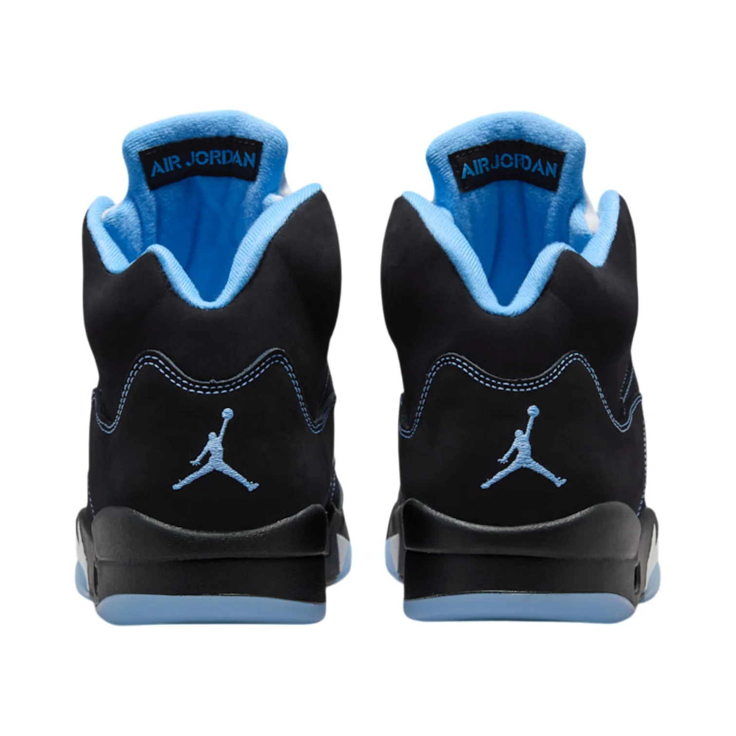 Air Jordan 5 Black Carolina Sneakers - Image 5