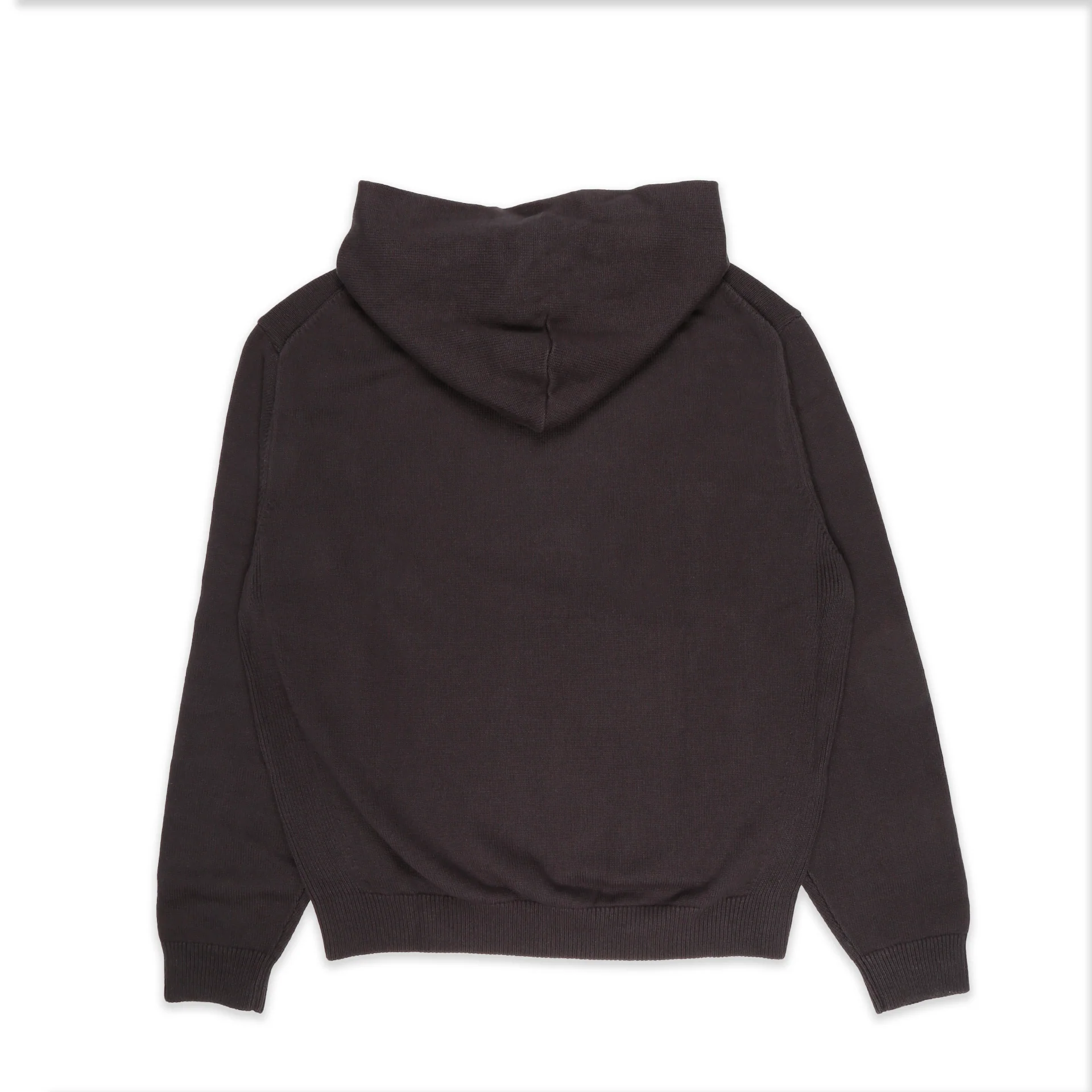 Arch-Logo Knit Hoodie Char - Image 2