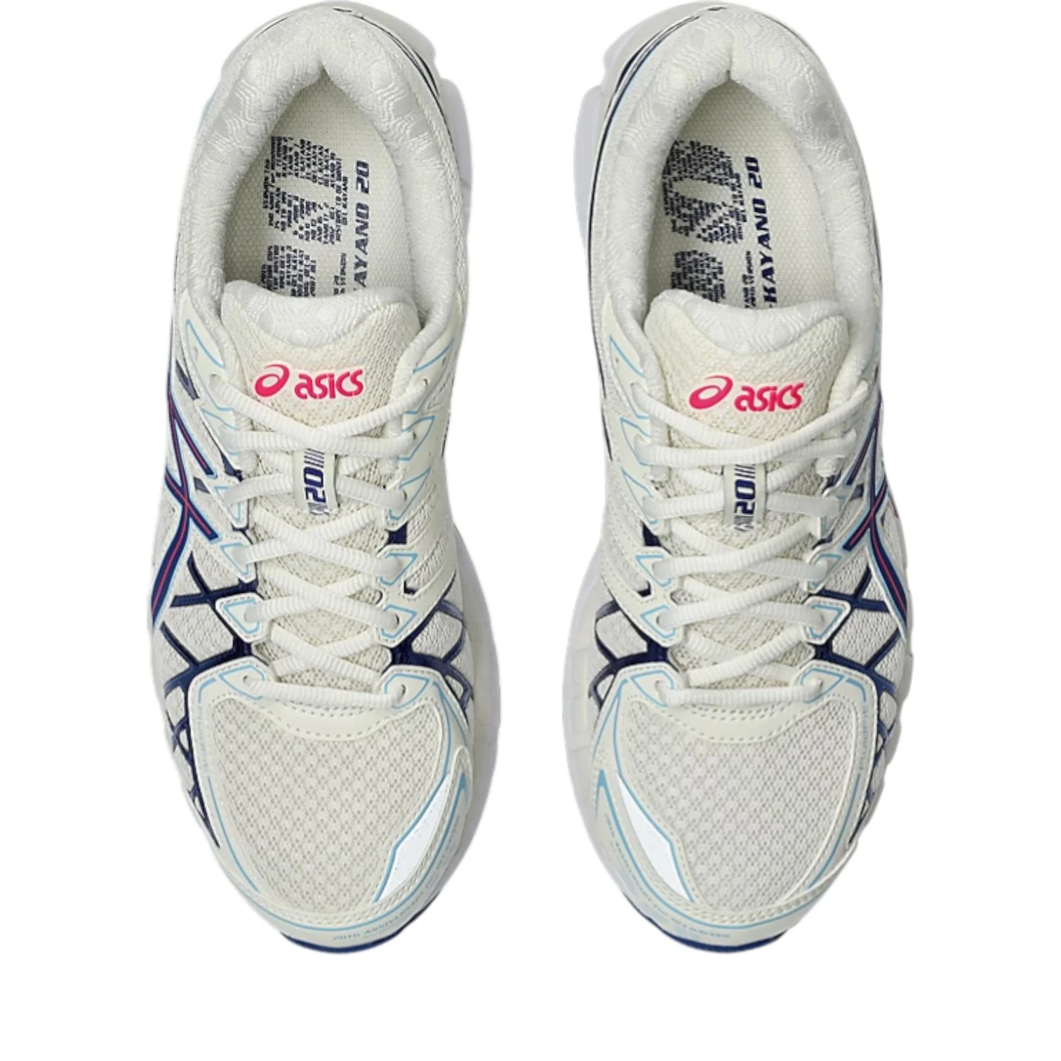 Asics Gel-Kayano 20 Cream/Deep Marine - Image 4