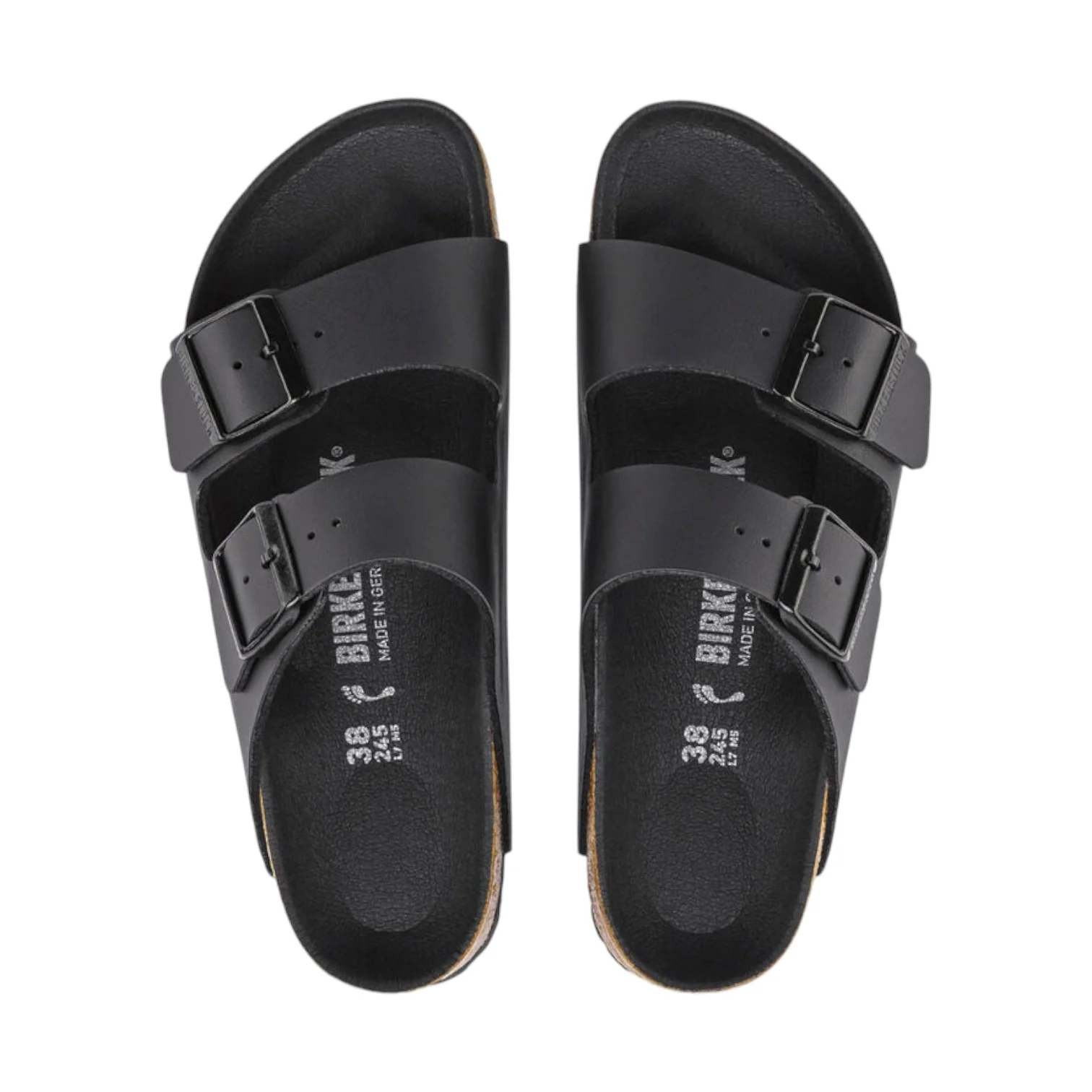 Arizona Triples Black Sandals - Image 5