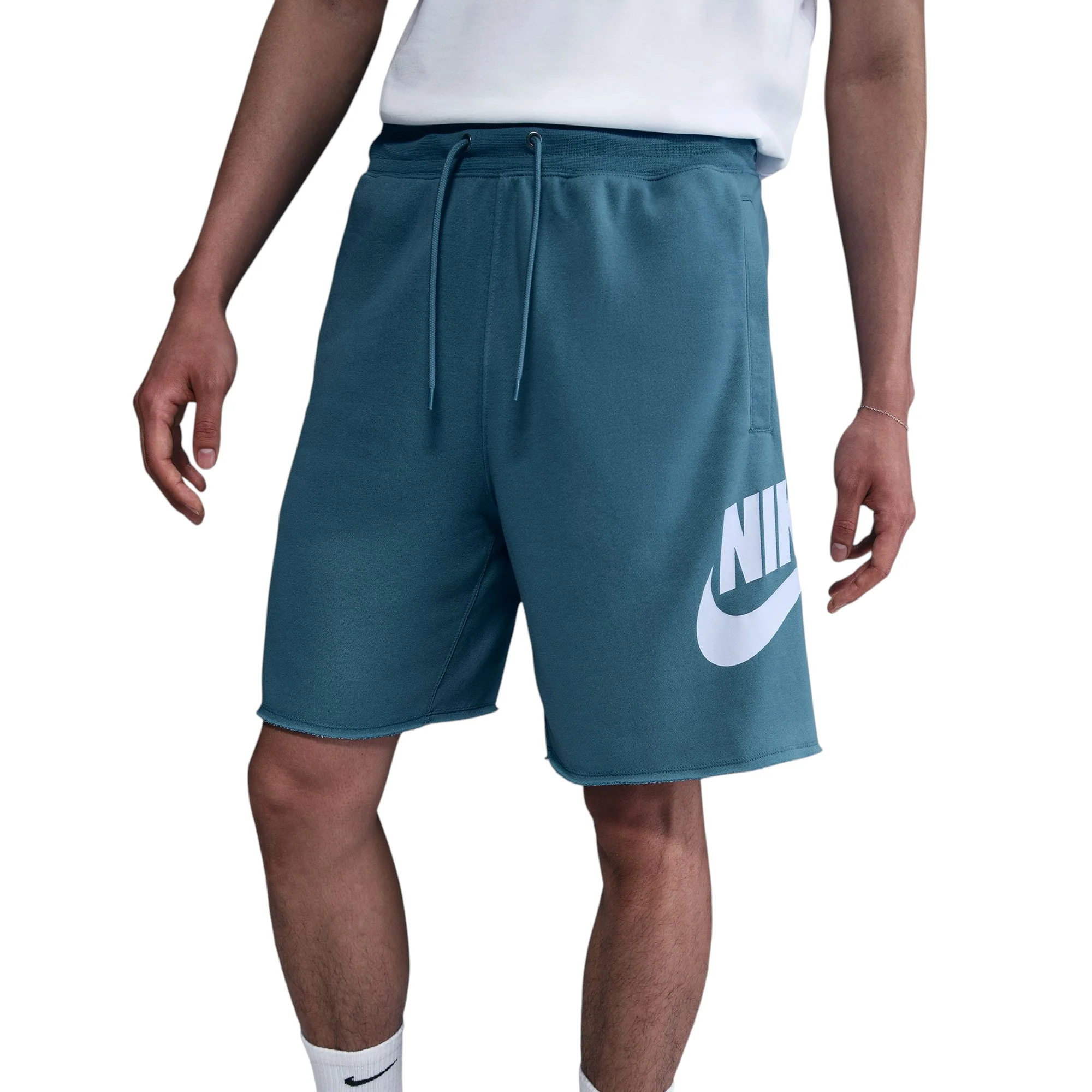 Club Alumni French Terry Short Turquoise - Image 3