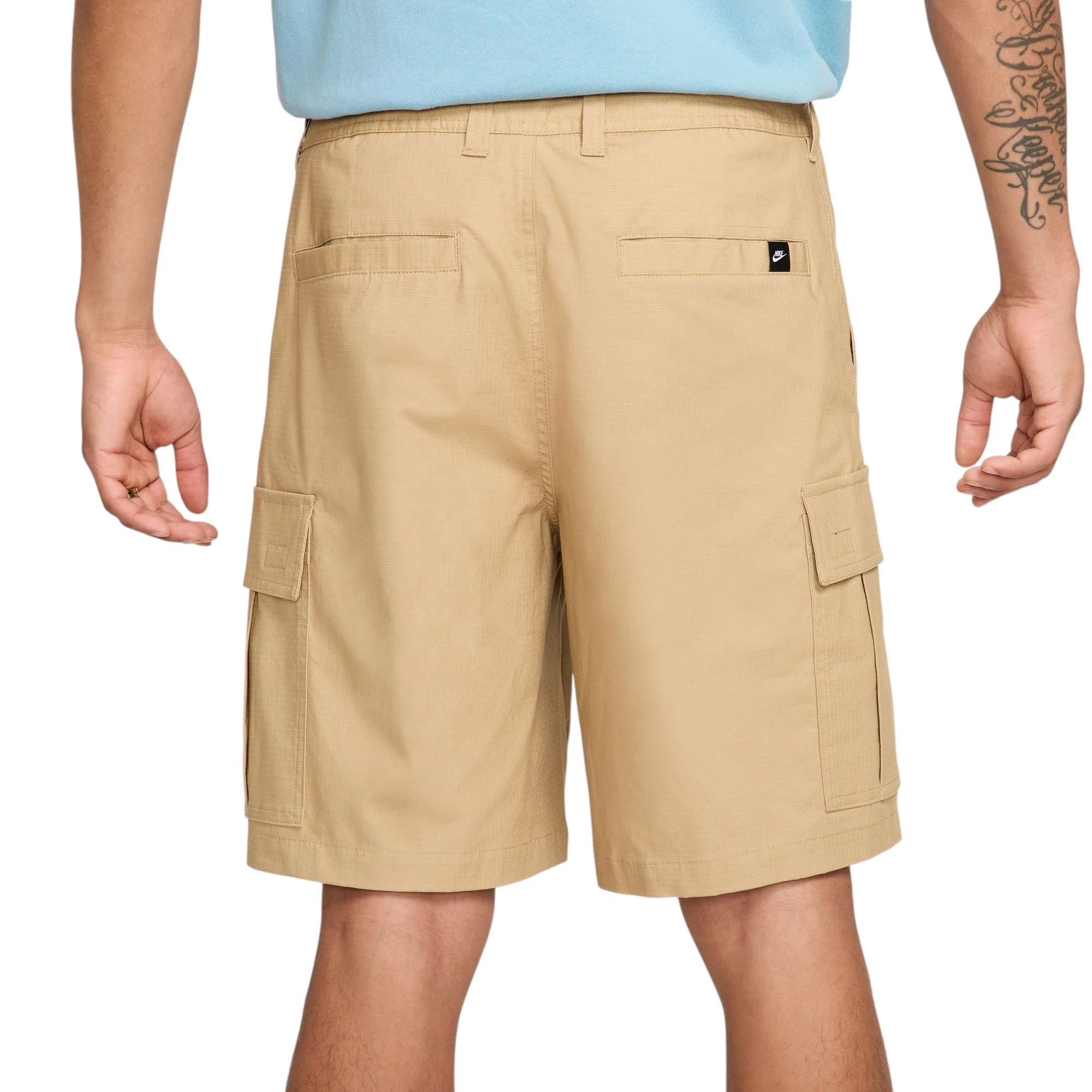 Club Woven Cargo Short Beige - Image 2