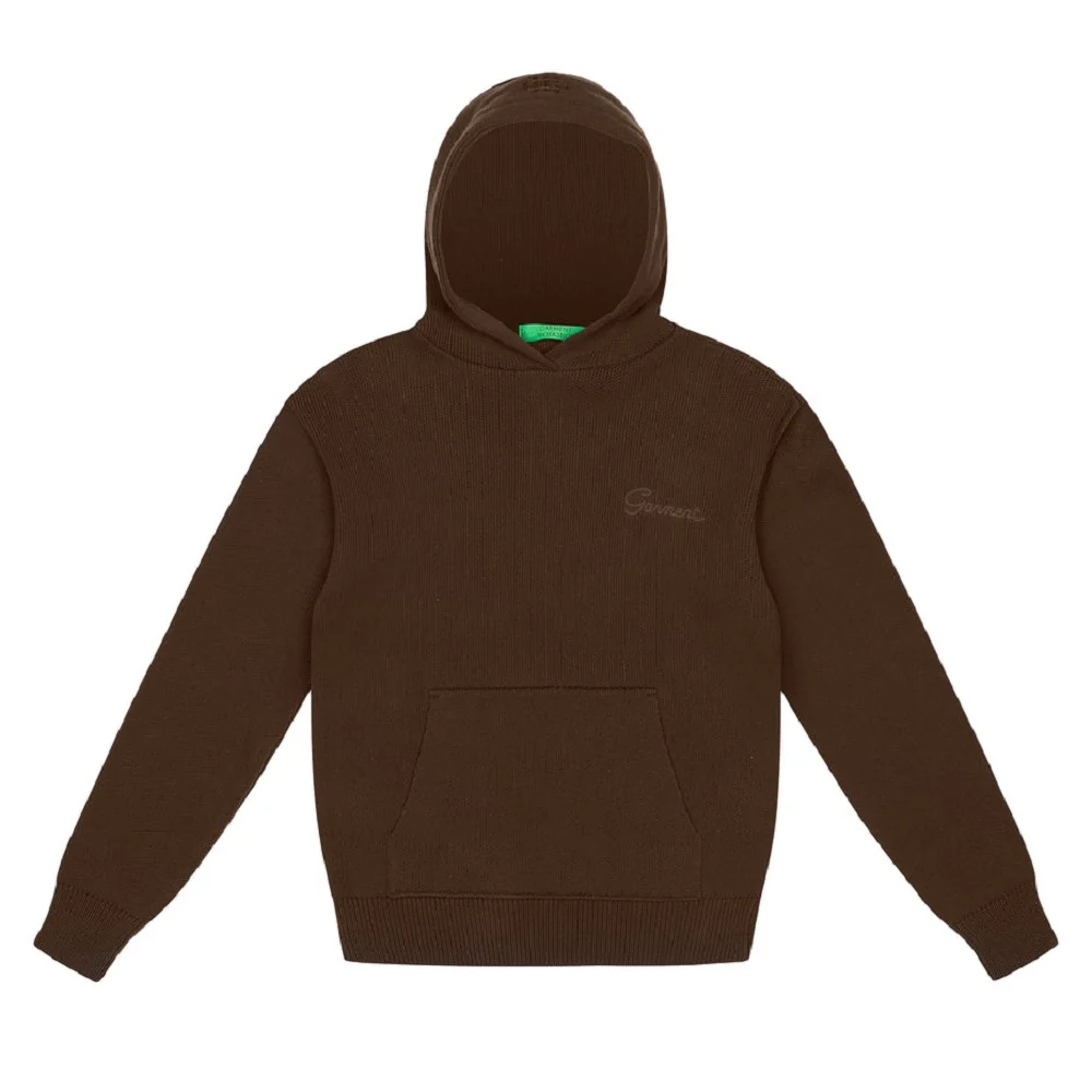 Cotton Knitted Hoodie