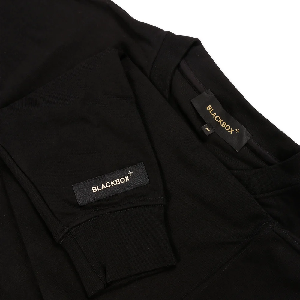 Basic, Not Si ple. Crew Sweat Black - Image 3
