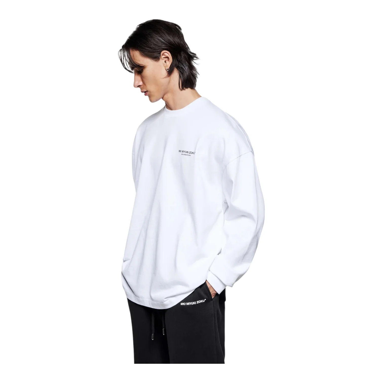 Design Studio Long Sleeve T-Shirt White - Image 3