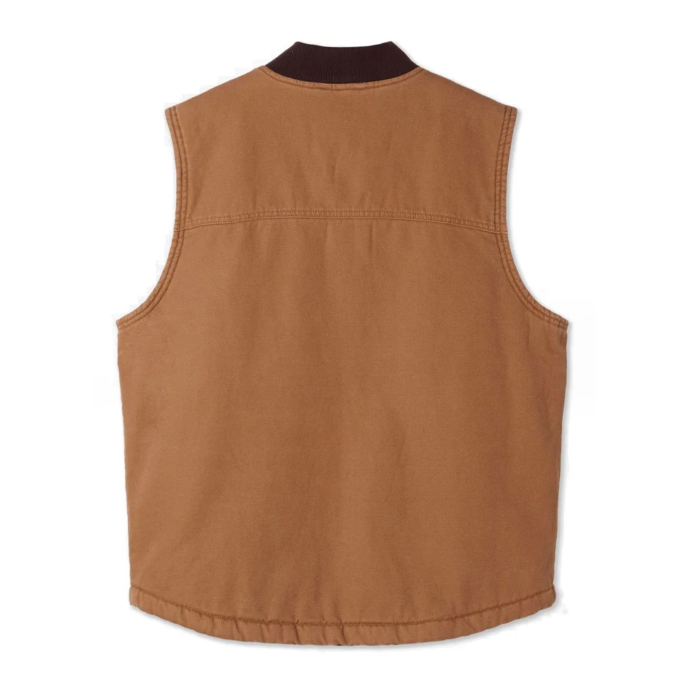 Duck Canvas Vest Sw Brown Duck - Image 2
