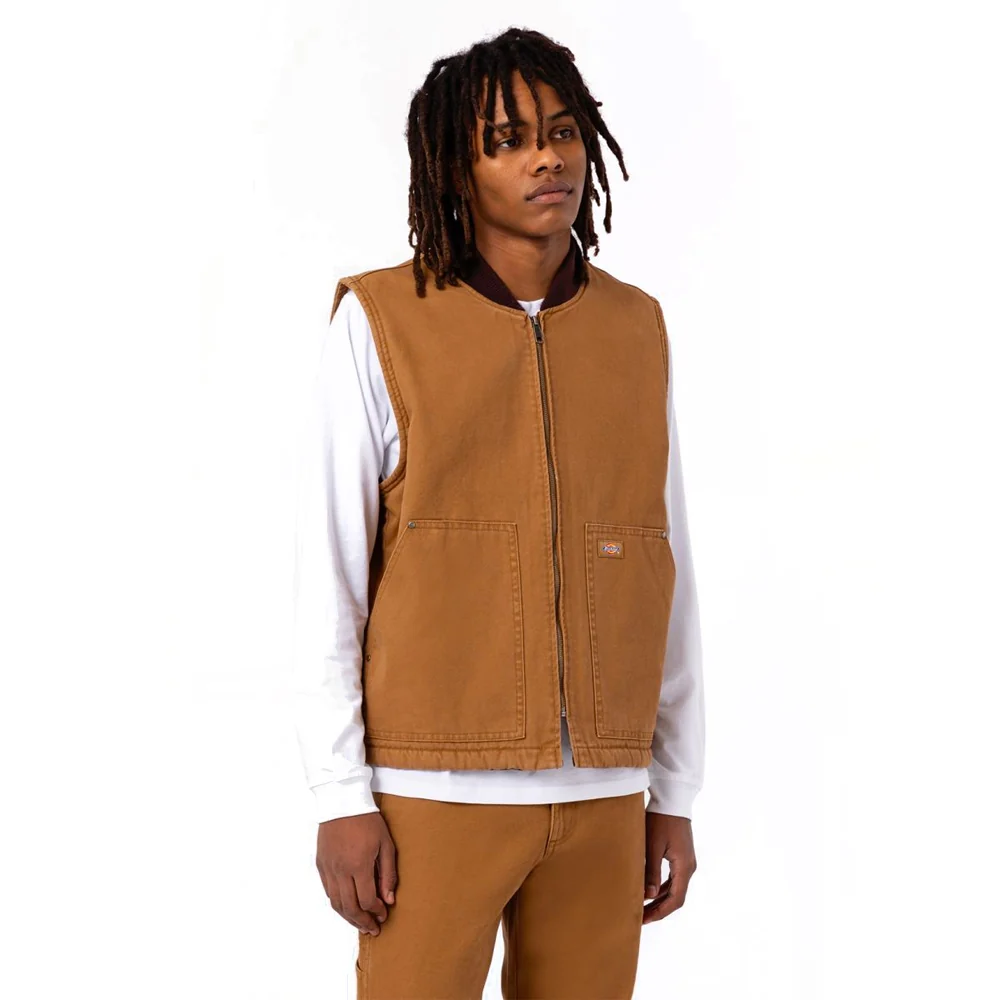 Duck Canvas Vest Sw Brown Duck - Image 3