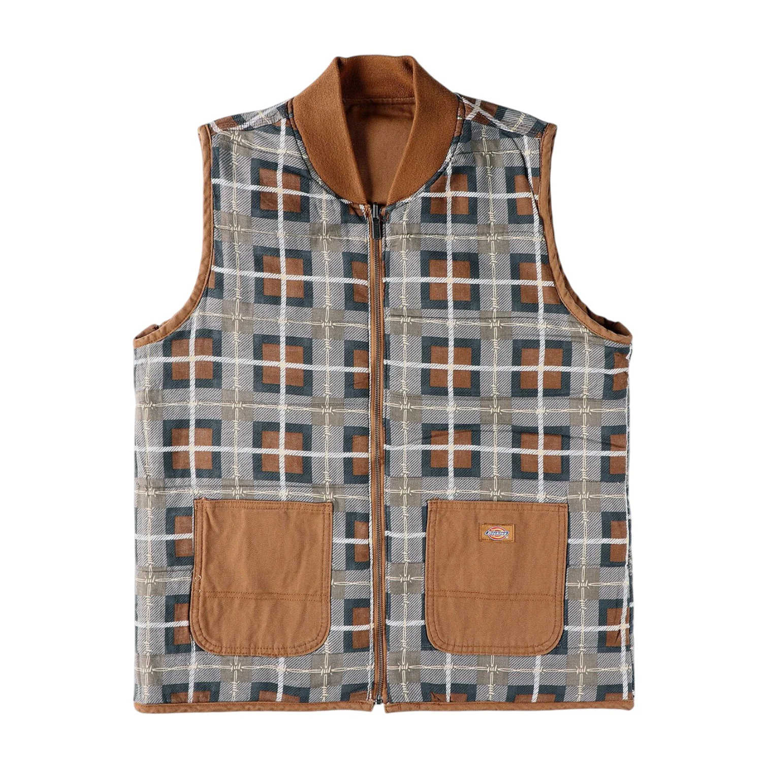 Thrasher X  Vest Brown Duck - Image 3