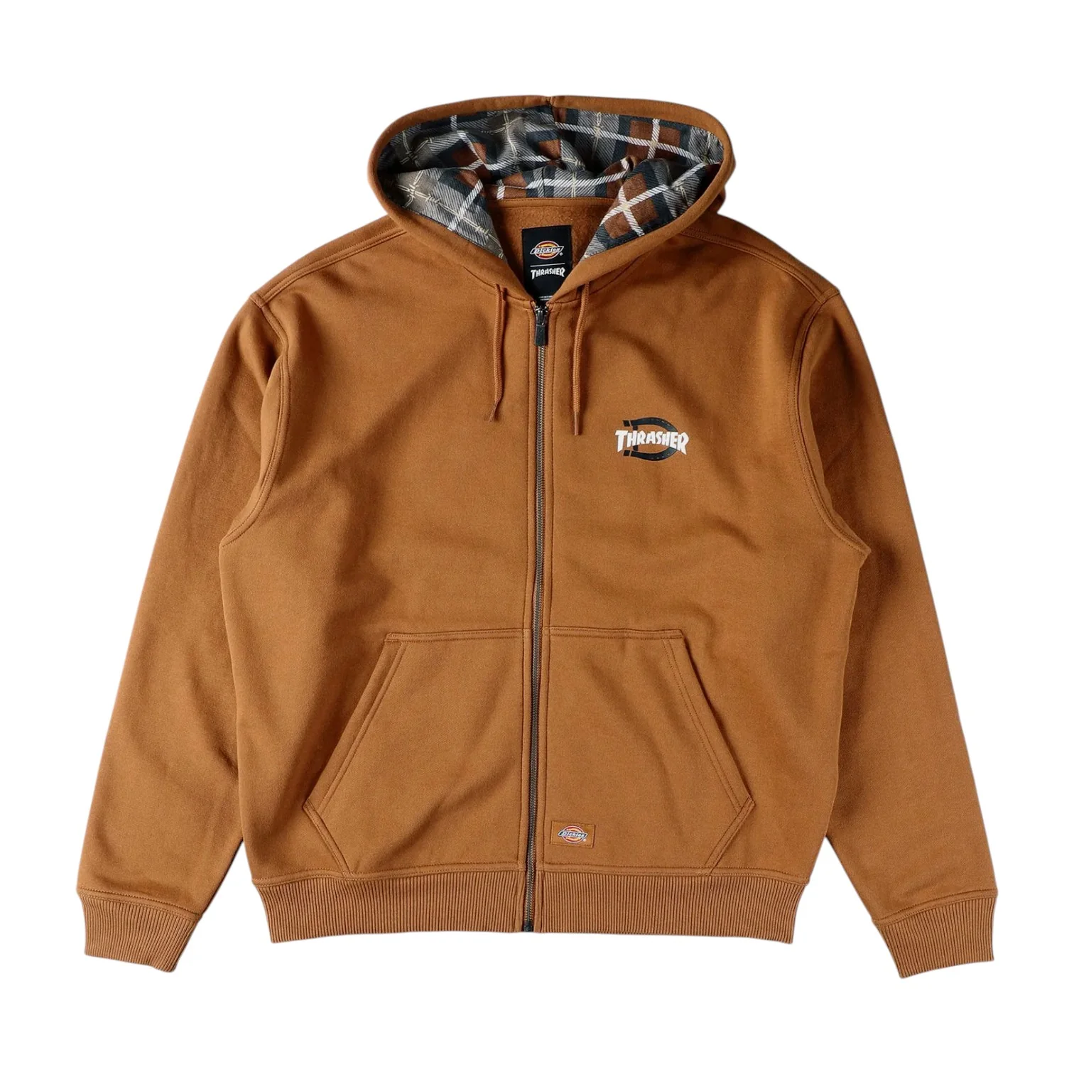 Thrasher X Zip Through Brown Duck