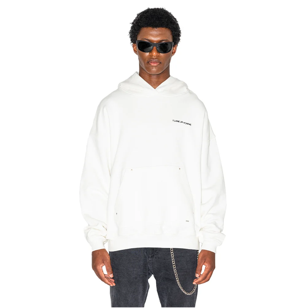 Dotted Logo Rivettes Hoodie - Image 2