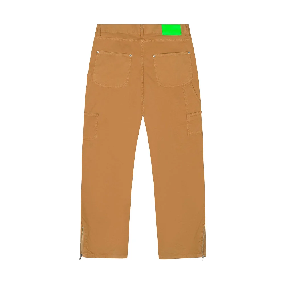 Canvas Doub e Knee Pants Beige - Image 2