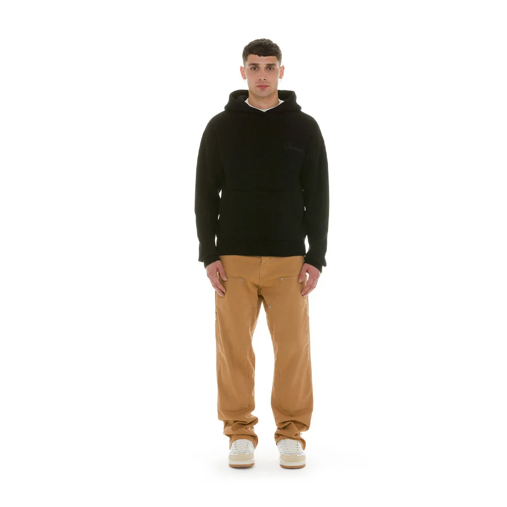 Canvas Doub e Knee Pants Beige - Image 3