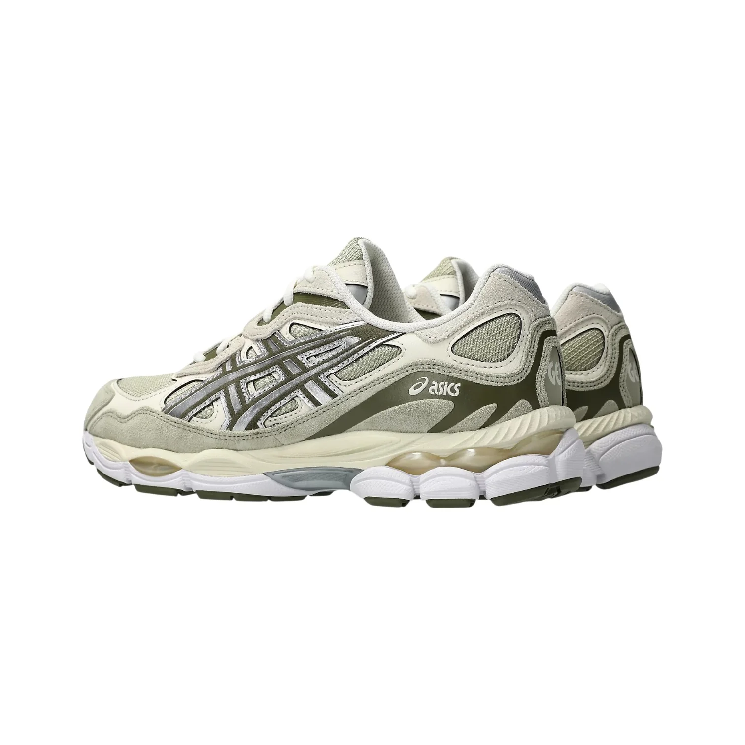 GEL-NYC Khaki/Pure Silver Sneakers - Image 3