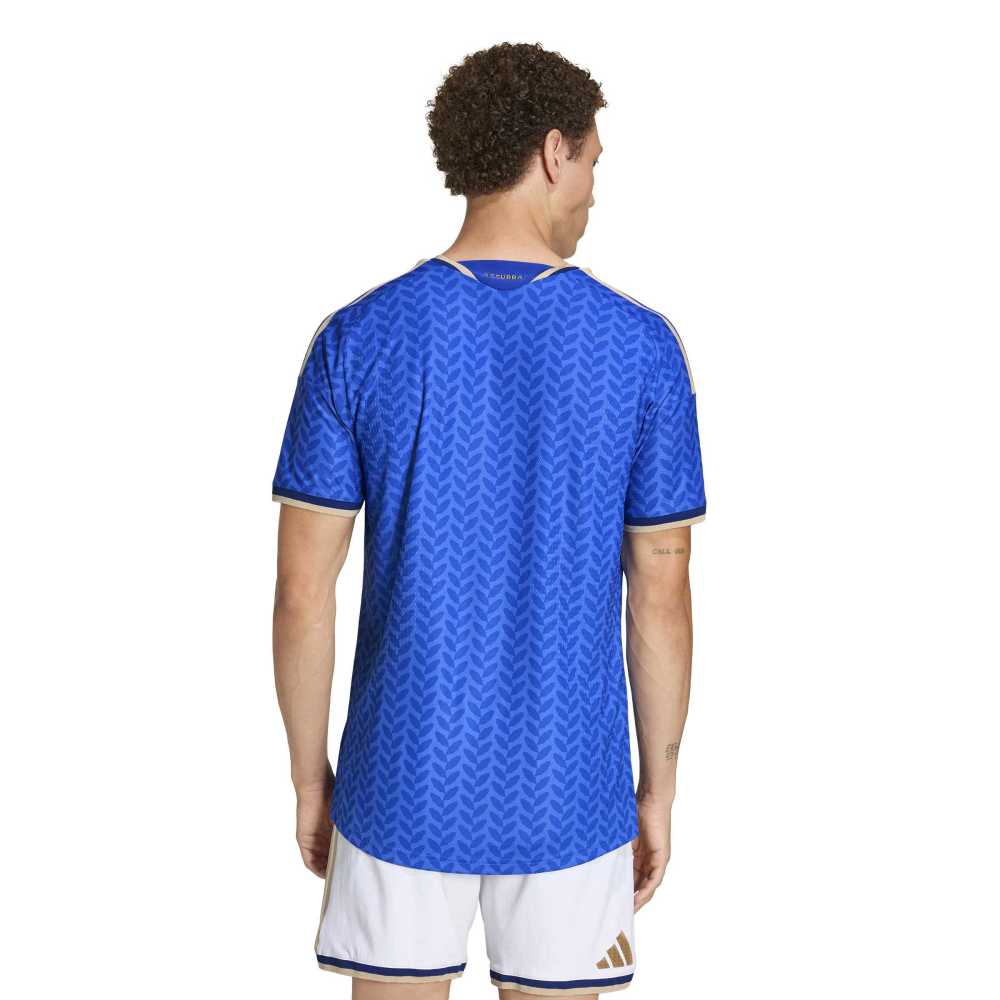 Italy 26 Home Authentic Jersey Blue - Image 4
