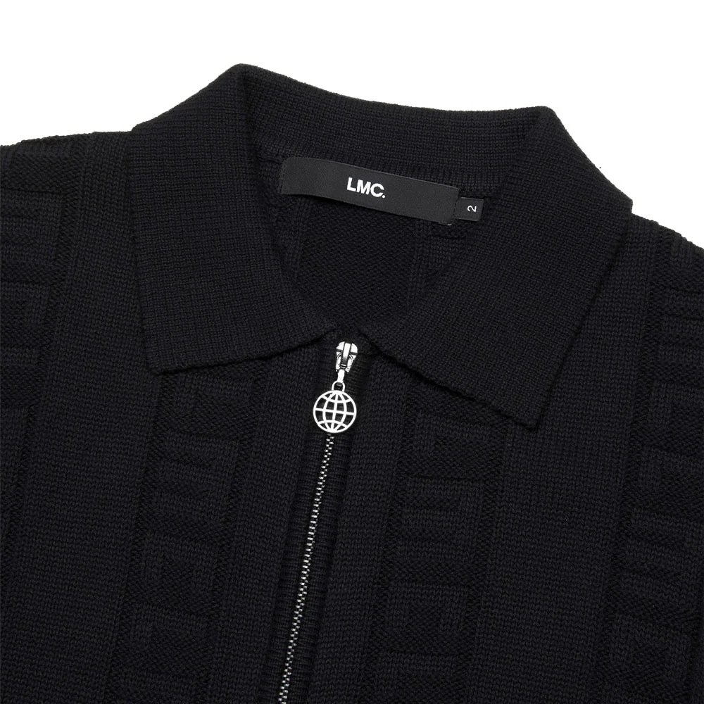 Jqd Zipup Knitted Polo Shirt - Image 3