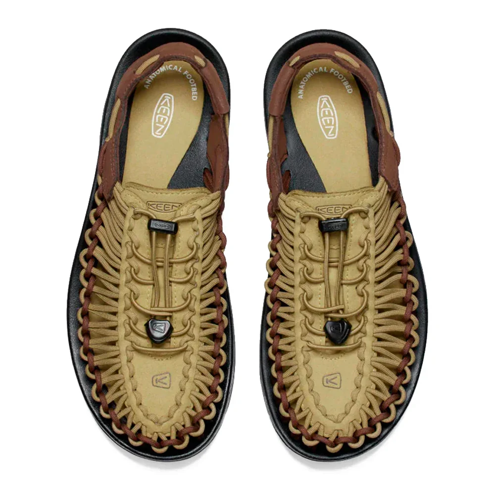 Uneek Mkhaki/dark Earth Sandals Beige Us - Image 4