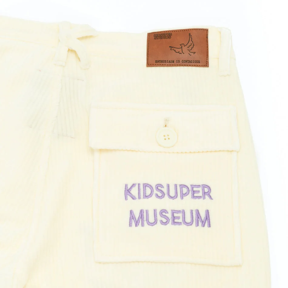 Kidsuper Museum Embroidered Cord Pants - Image 3