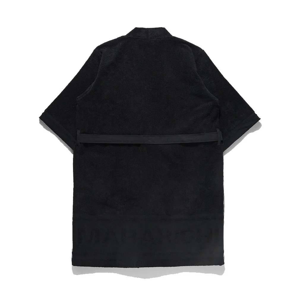 Kimono Robe Organic Cotton 600 Blackl/xl - Image 2