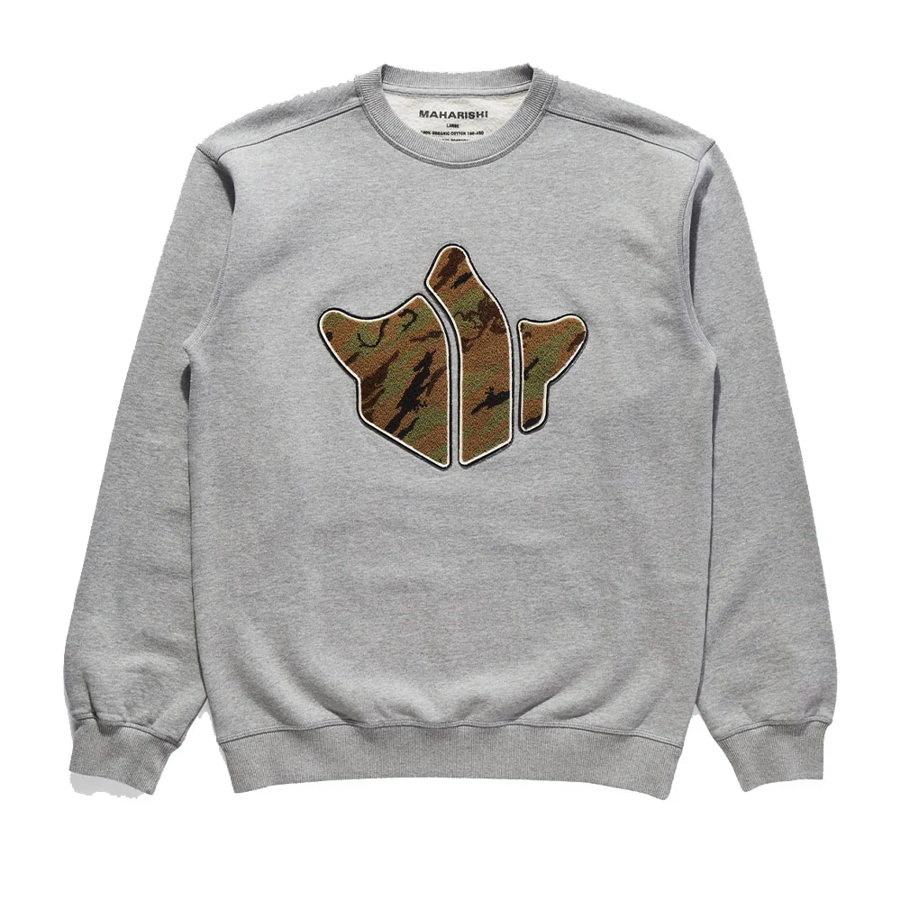 Maha Temp e Crew Sweat Organic Cotton Sweat Grey Mar  Dpm: