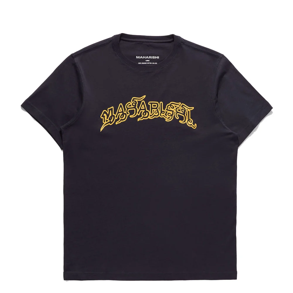 Muay Thai Tshirt Organic Cotton Jerse Navy Due