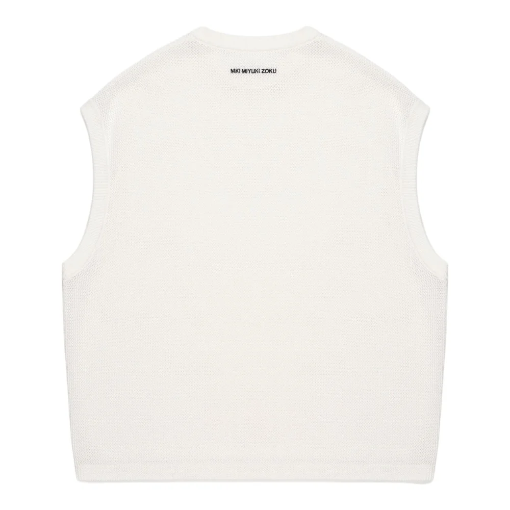 Loose Gauge Vest White - Image 2