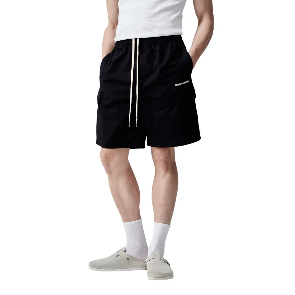 Ripstop Cargo Shorts Black - Image 3