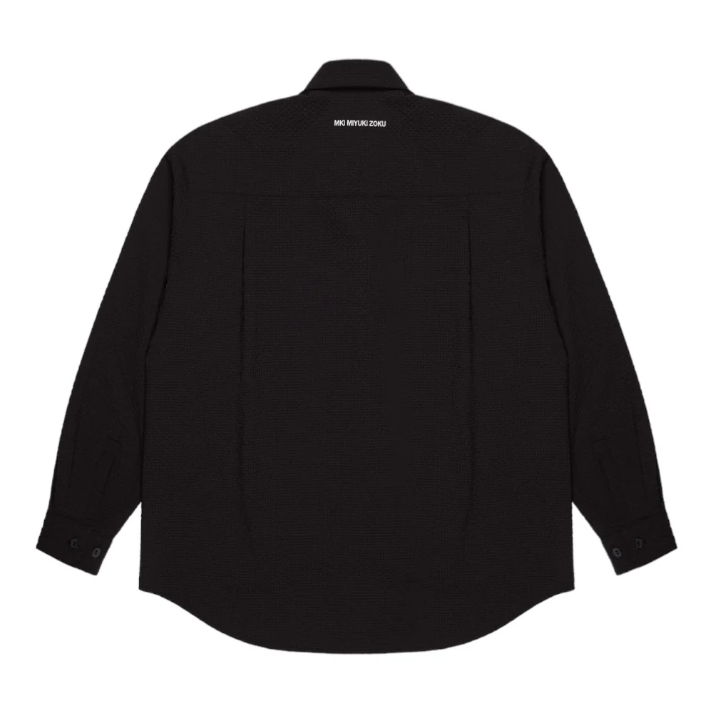 Seersucker Dress Shirt Black - Image 2