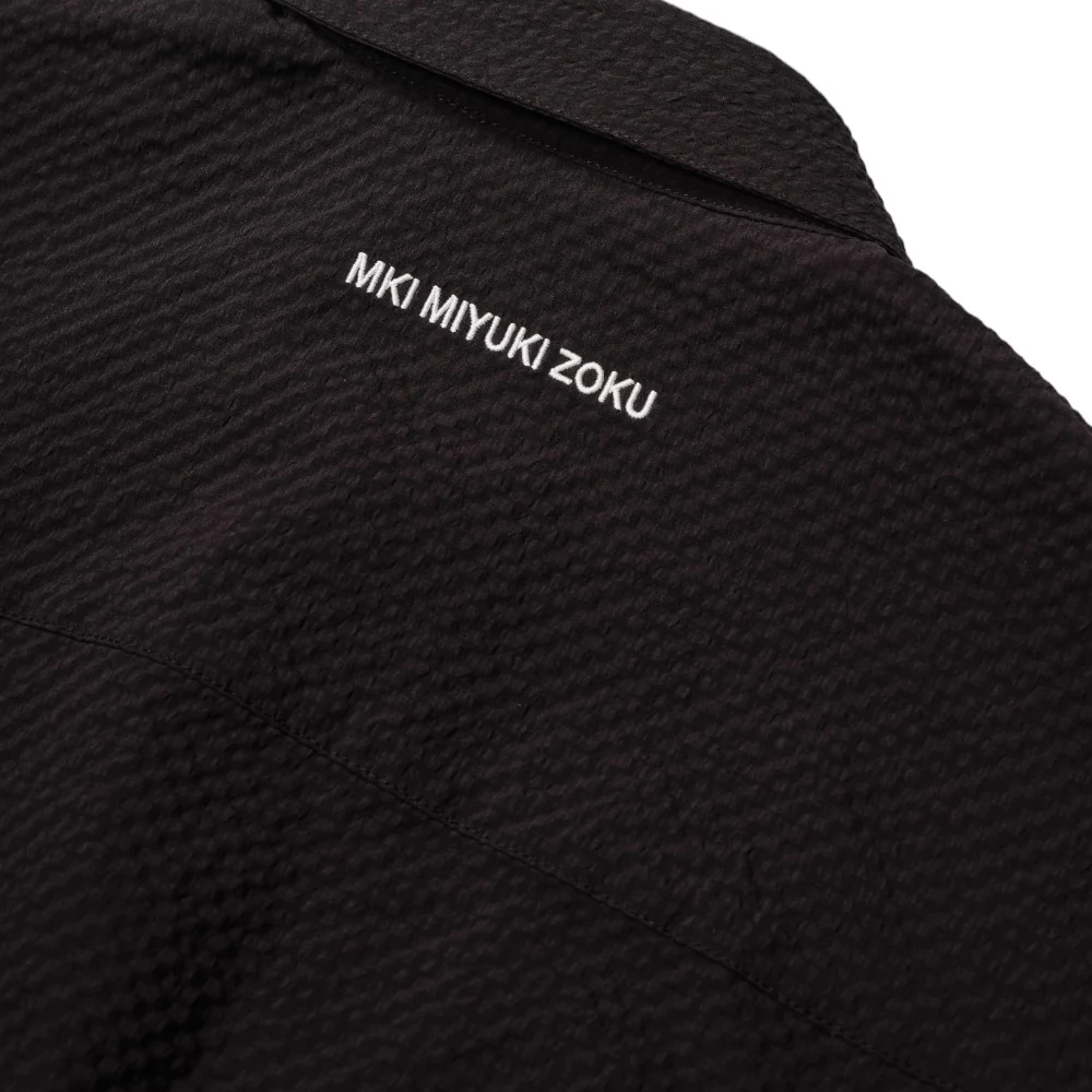 Seersucker Dress Shirt Black - Image 6
