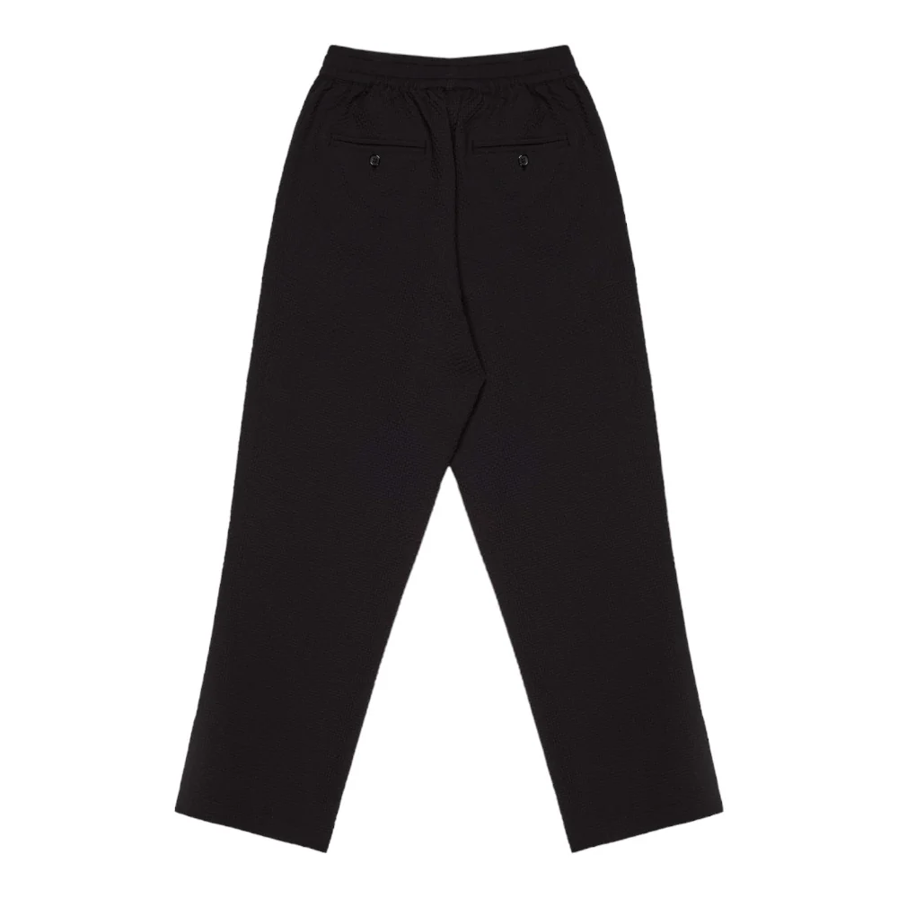Seersucker Trousers Black - Image 2