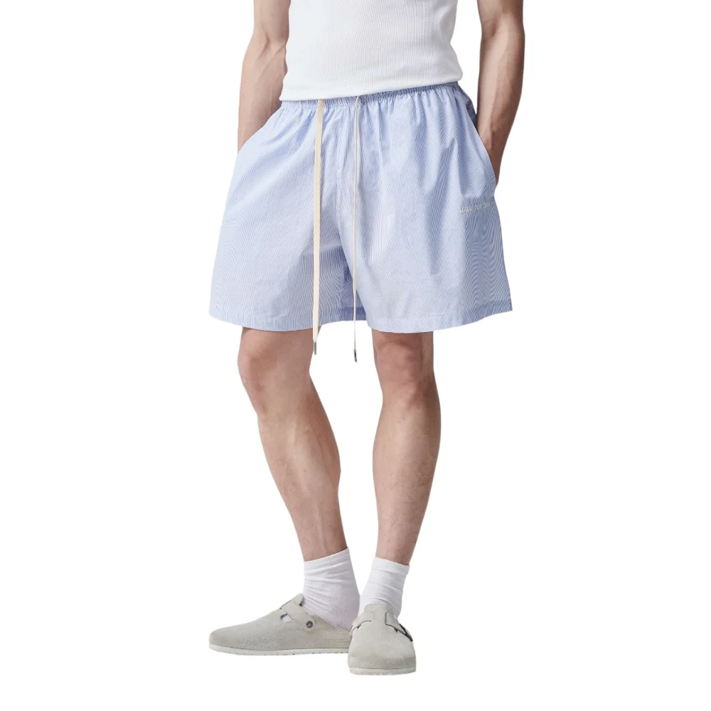 Striped Shorts Blue - Image 3