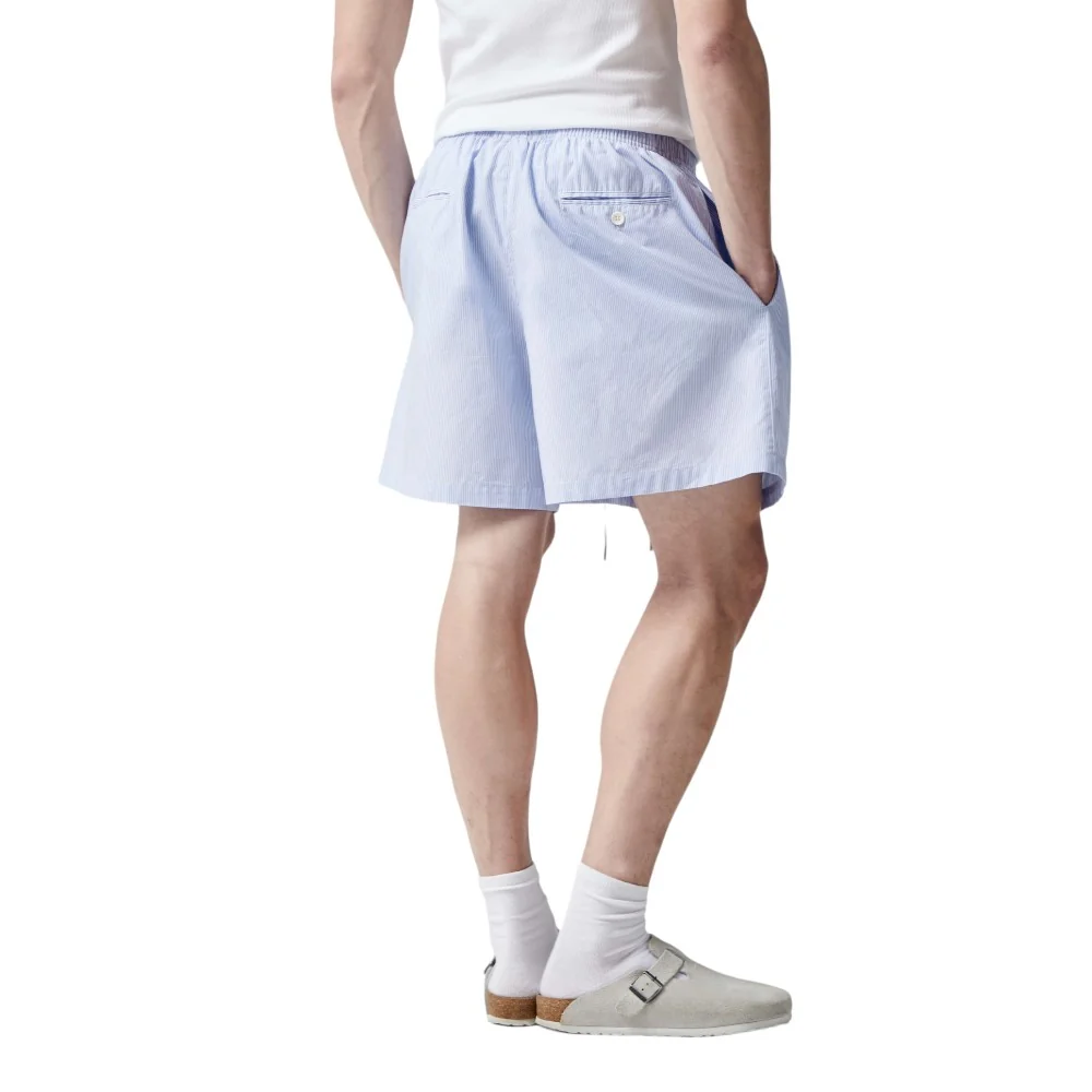 Striped Shorts Blue - Image 4
