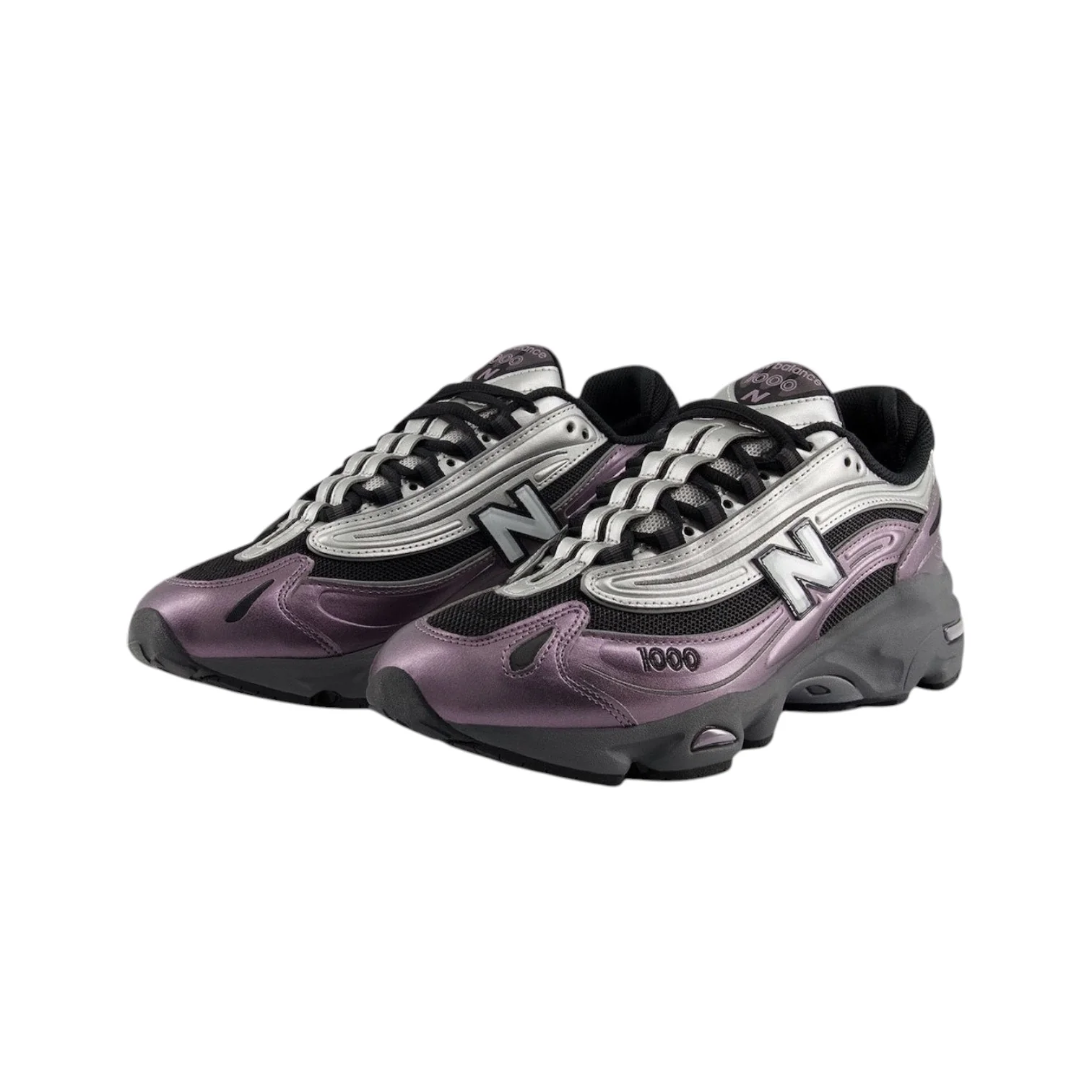 New Balance 1000 Metallic Dark Ice Wine - Image 2