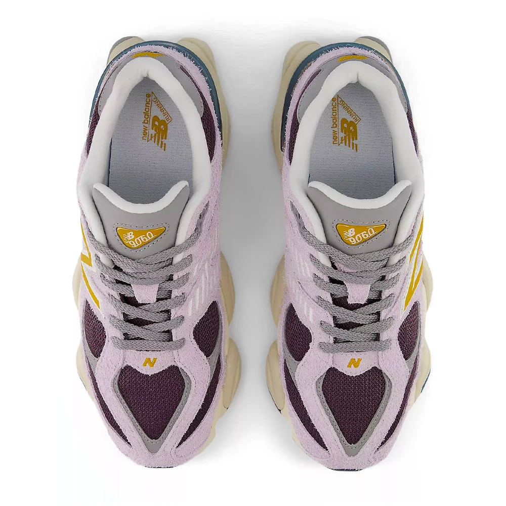New Balance 9060 Lavender Burgundy - Image 4