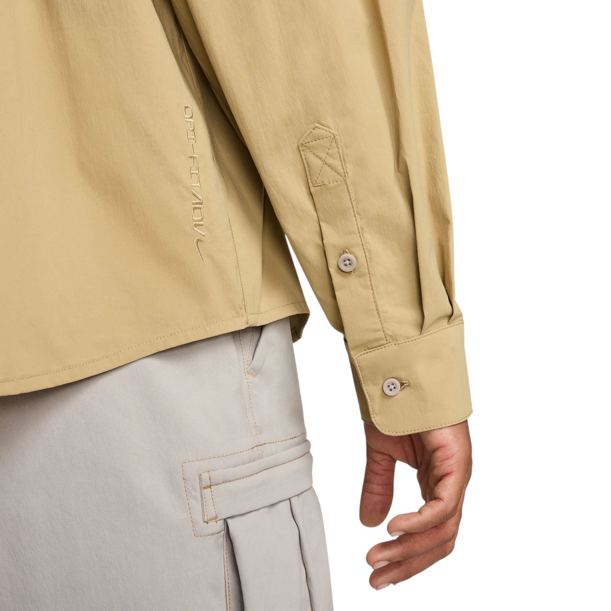 Acg Orb Weaver Drifit Adv Uv Shirt Beige - Image 6