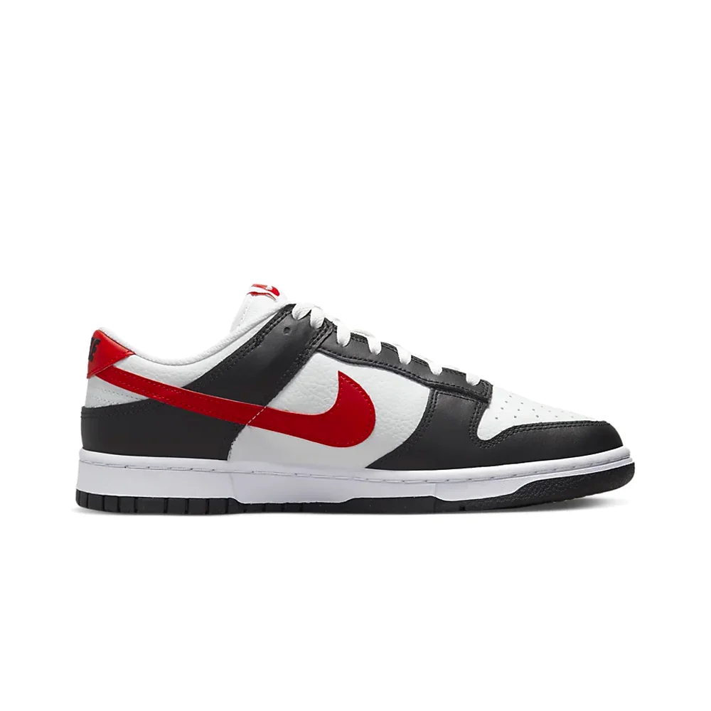 Nike Dunk Low Retro Black White Red - Image 3