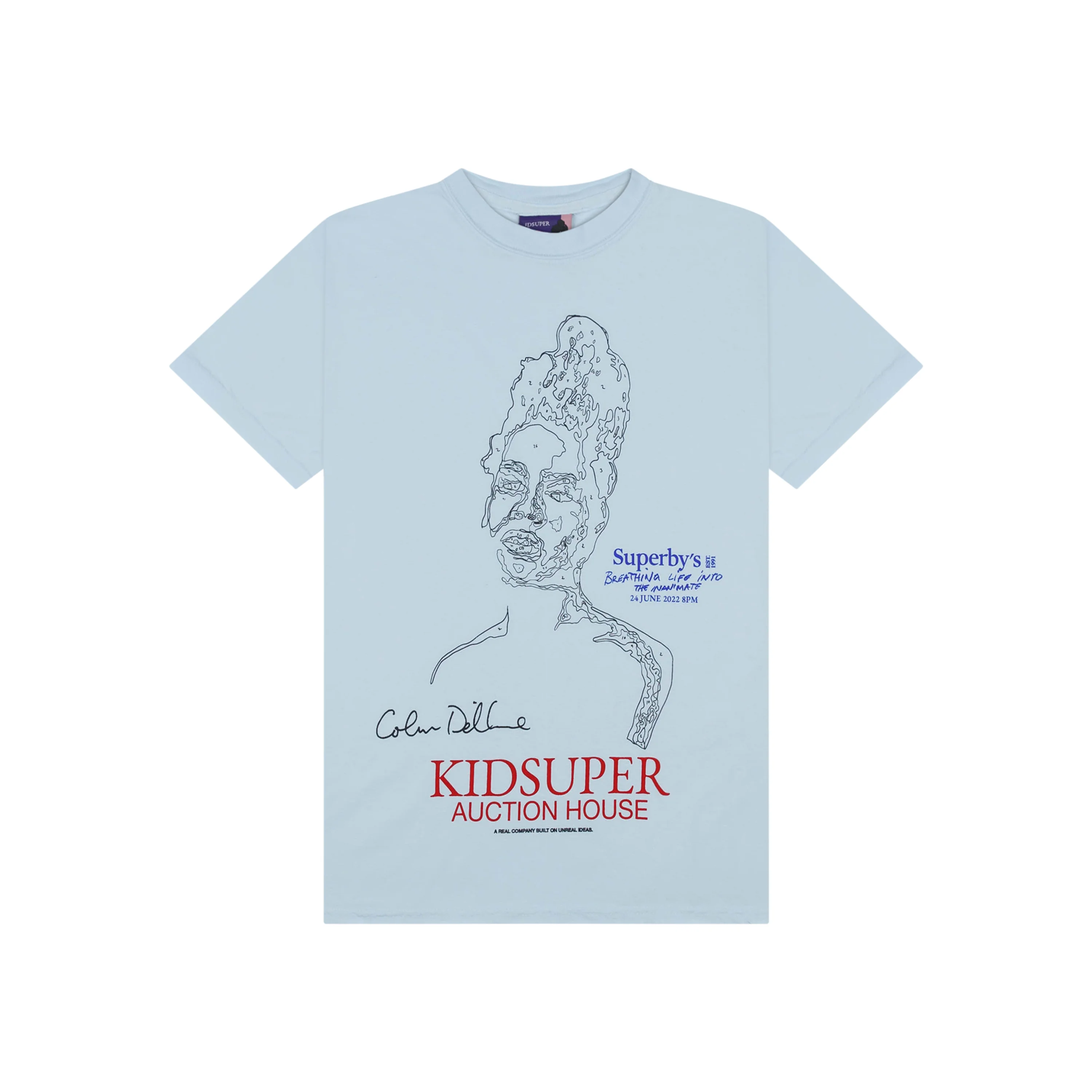 Paint By Number Tee Blue