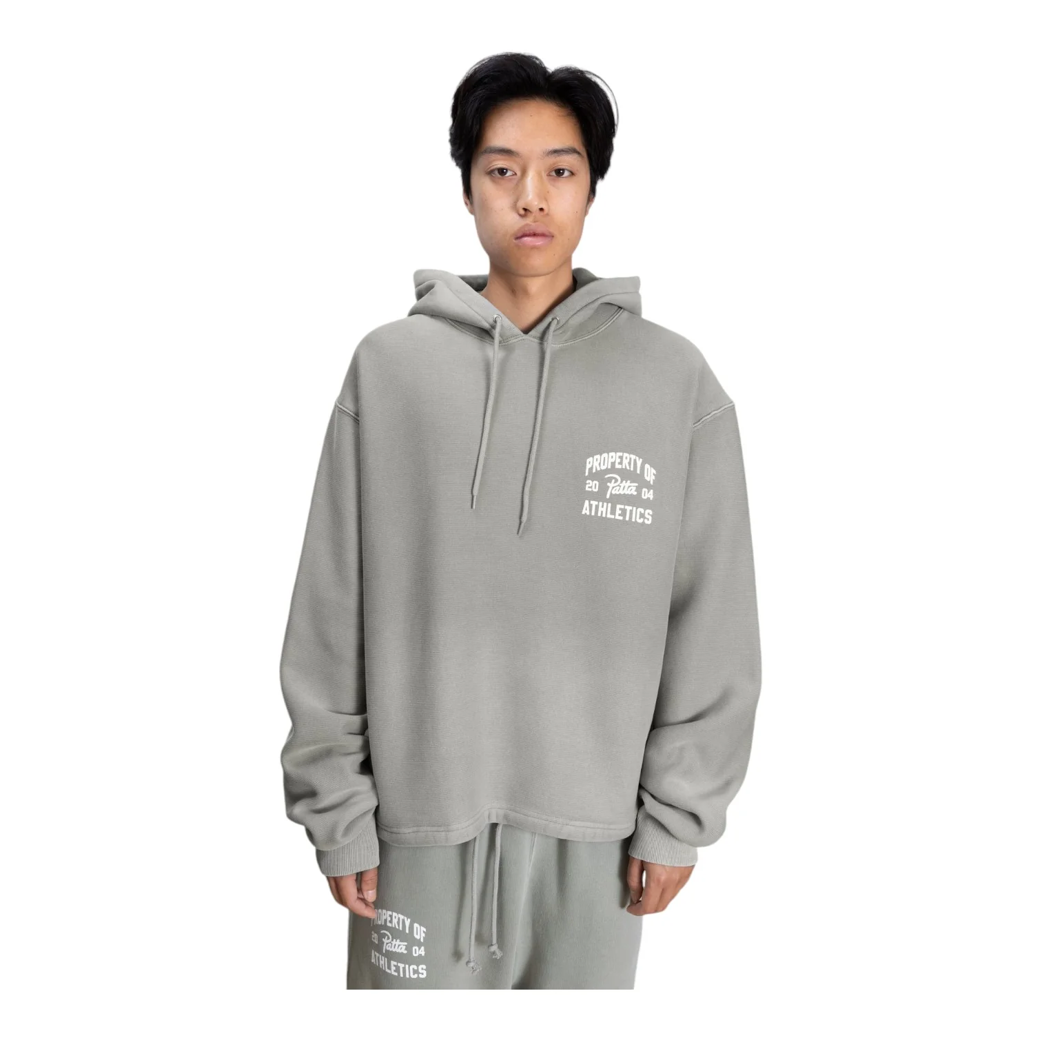 Athletic Drawcord Hooded Sweater - Image 3
