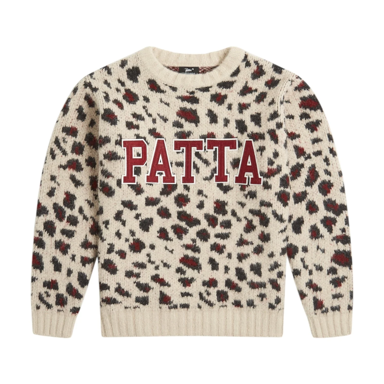 Leopard Brushed Knitted Sweater