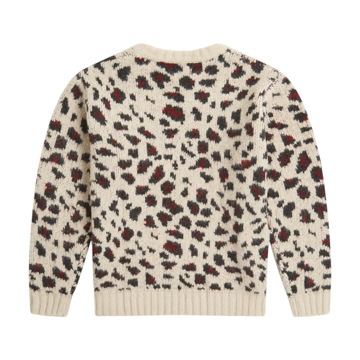 Leopard Brushed Knitted Sweater - Image 2