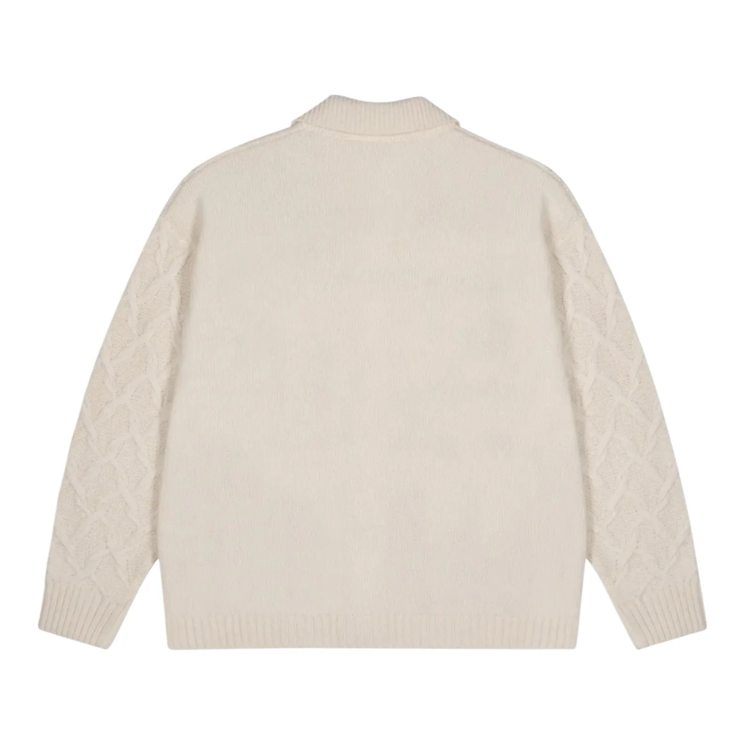 Perfect Day Knitted Cardigan Beige - Image 2