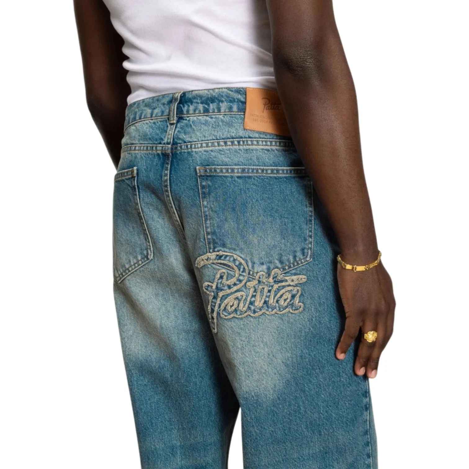 Patta Whiskers Denim Pants - Image 5