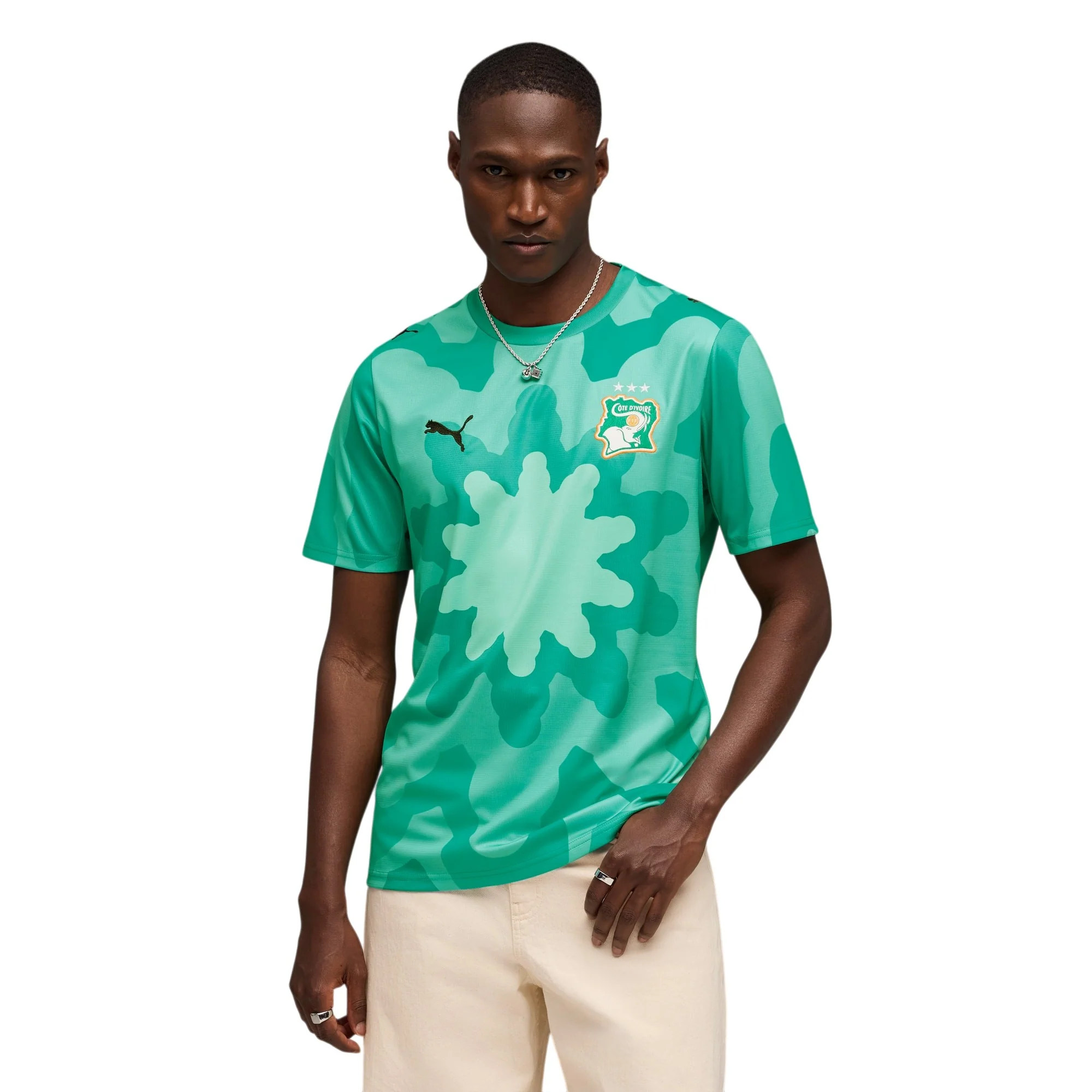 PUMA X COSTA D'AVORIO X SALEHE BEMBURY Replica Match Jersey Goalkeeper Green - Image 3