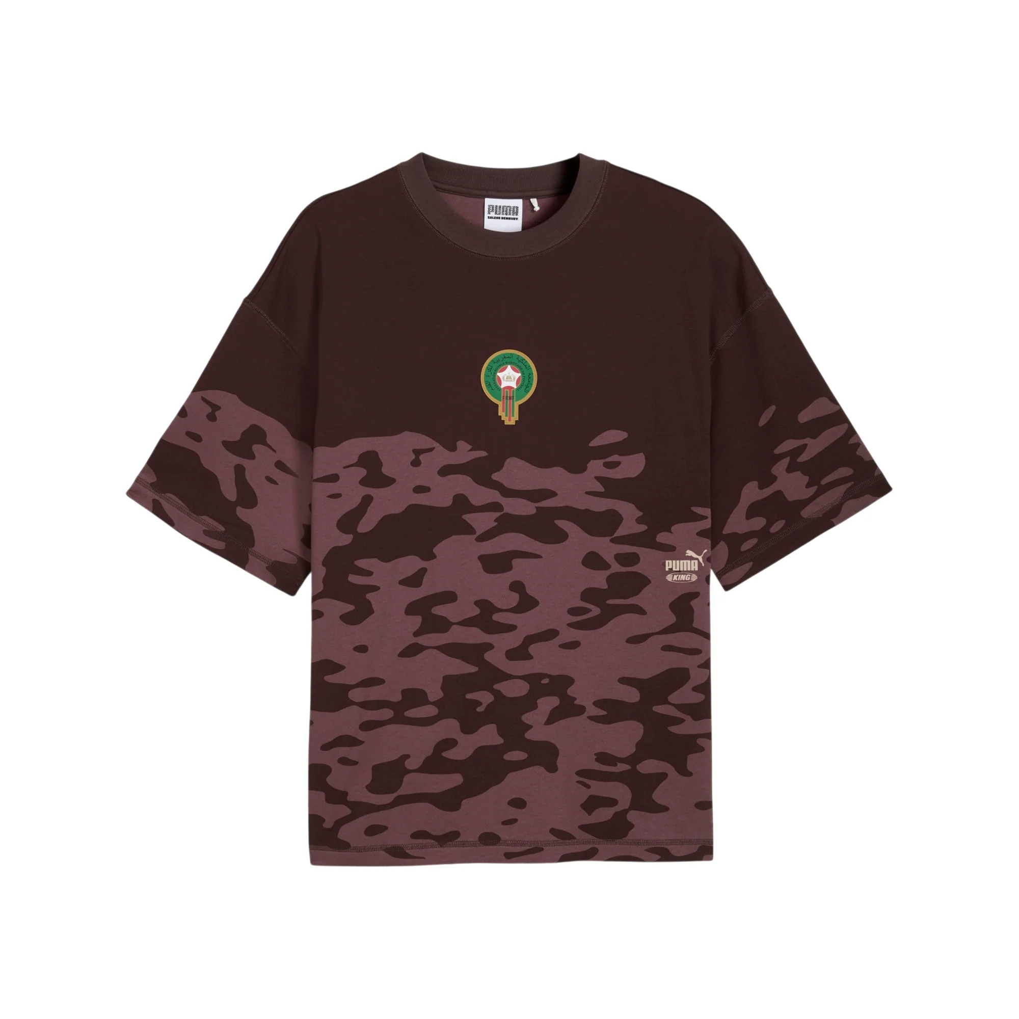 PUMA X MAROCCO X SALEHE BEMBURY KING T-Shirt Chocolate Brown
