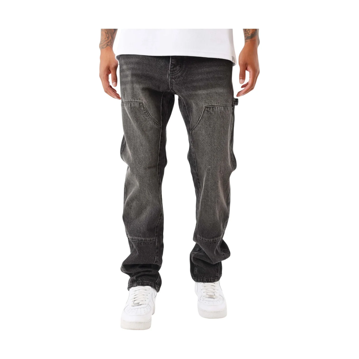 Wideleg Carpenter Jeans Black